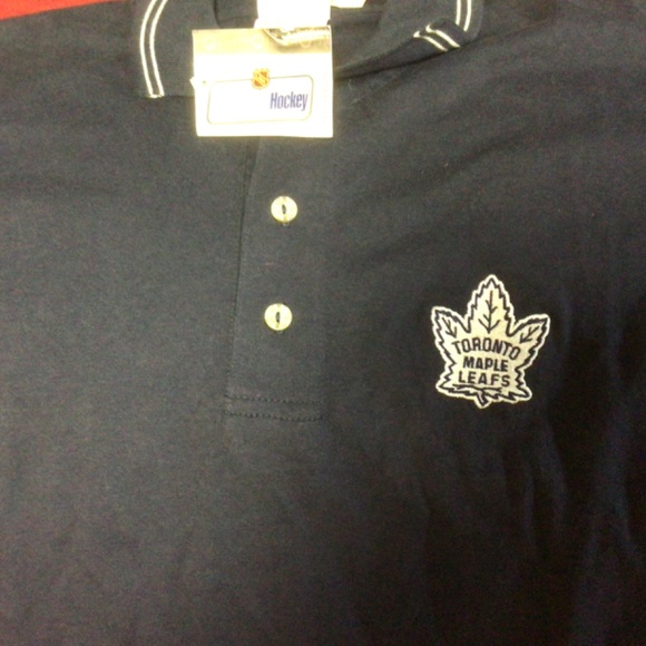 NWT NHL Toronto maple leafs golf shirt - Picture 2 of 2